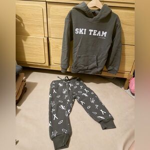 Little Bipsy Ski Team Hoodie and Sweatpants Set